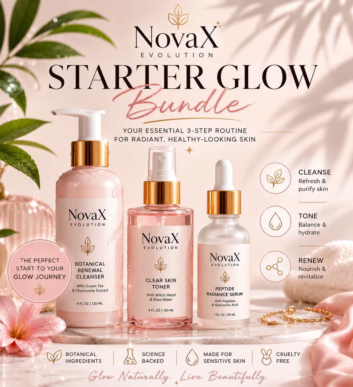 ✨ NovaX Starter Glow Bundle