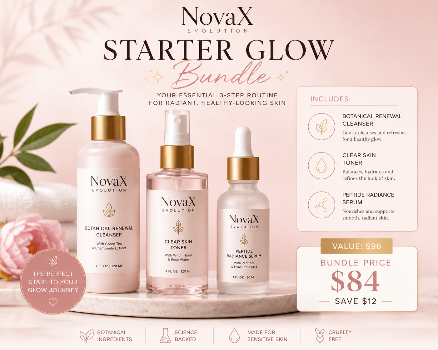 ✨ NovaX Starter Glow Bundle